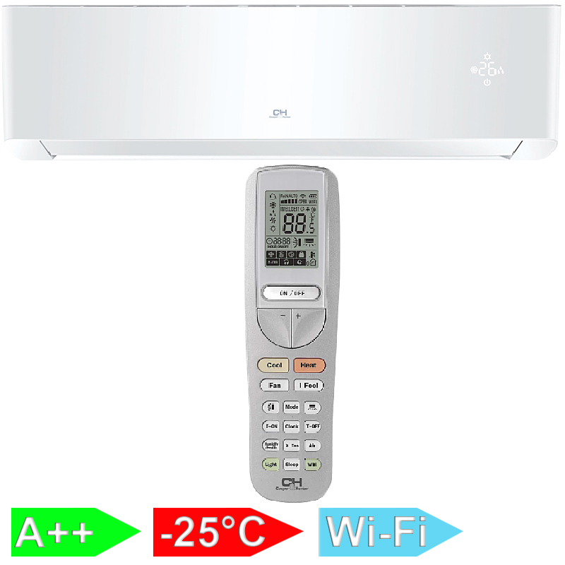 Внутрішній настінний блок Cooper&Hunter Nordic Multi Light Supreme Continental White CH-S24FTXAL-WP(I)